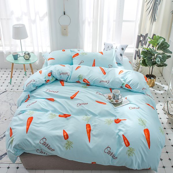 

new style silk-like bedding set well-made duvet cover set silky smooth soft duvet cover & pillowcase sets