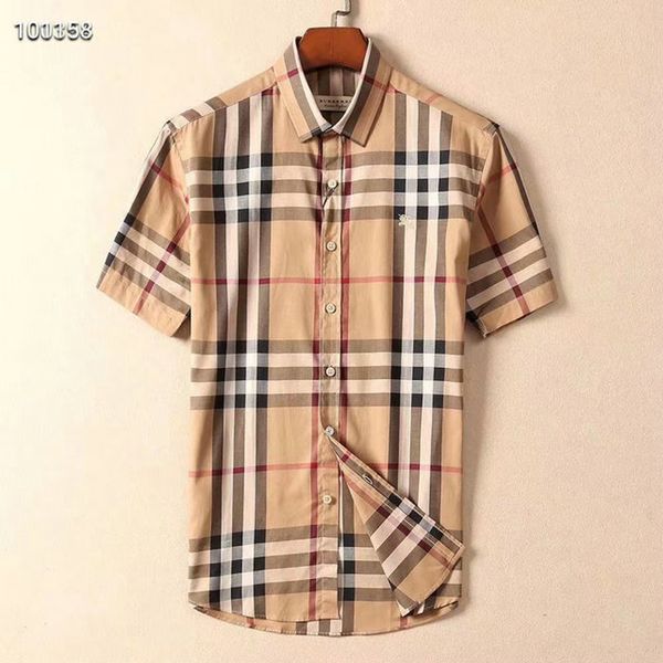 

luxury mens designer short sleeve shirts firmate business dress shirts fashion casual brand shirt print slim shirt homme button up ds05, White;black