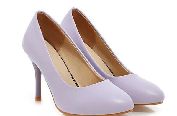 

women's shoes in spring and autumn high fine heel round head @kl662, Black