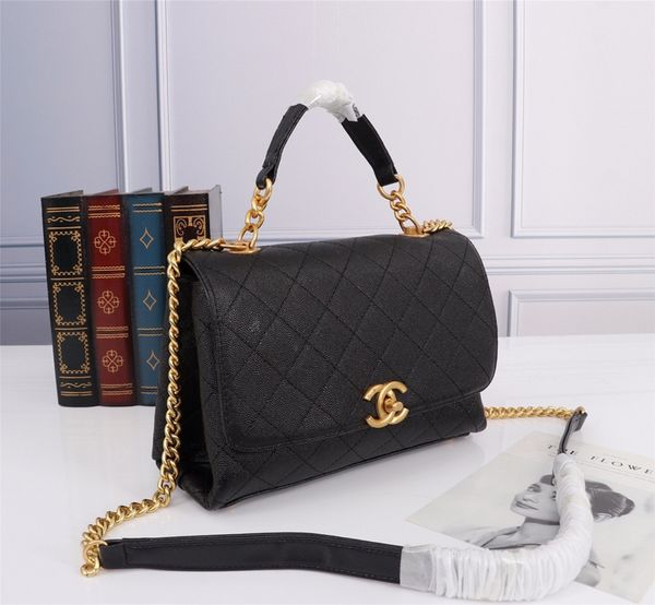 

New french high end brand ladie handbag fa hion leather bu ine ca ual party travel women 039 black embo ed handbag hipping