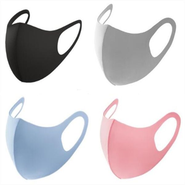 

designer anti-dust cotton mouth face mask black protective masks disposable facemask man wearing black fashion black/white/blue/pink