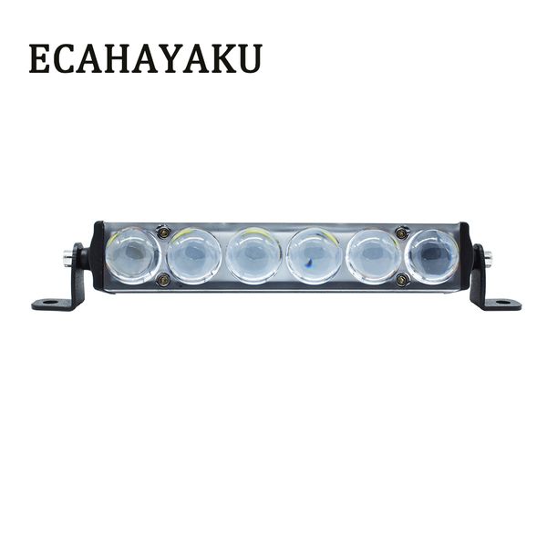 7inch 30W Spot Beam Slim LED Work Light Bar Single Row Car SUV UTE ATV Off road