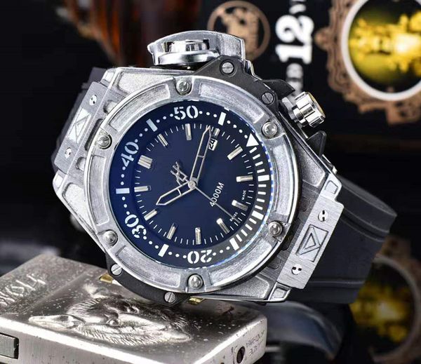 

2020 new luxury fashion watches man's watch ladies watch casual calendar function quartz watches hb, Slivery;brown