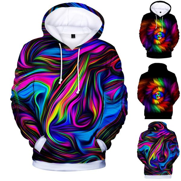 

sweatshirt men 3d printing 2019 new hoodies brand male long sleeve men's hoodie creative casual long shirts hip hop blouse, Black