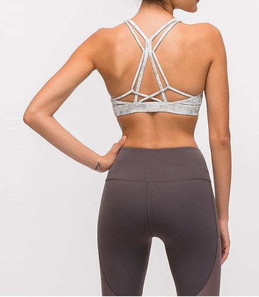 

women yoga gym sports bra fitness workout bra with removable padding nude fabric breathable quick dry good quality, White;black