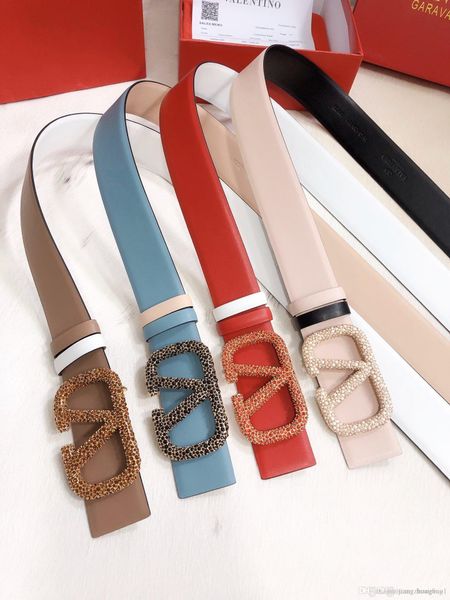 

2020 classic black luxury ceinture designer belts fashion big bead buckle belt mens womens belt ing, Black;brown