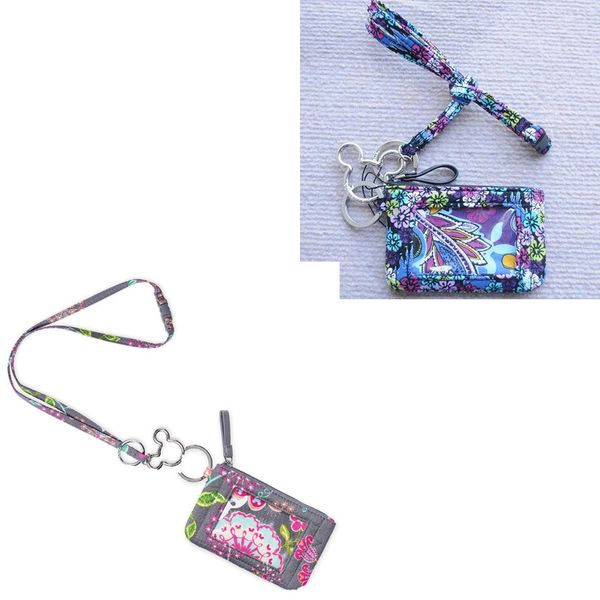 

5шт Новый мультфильм шаблон ID чехол с шнуром NWT