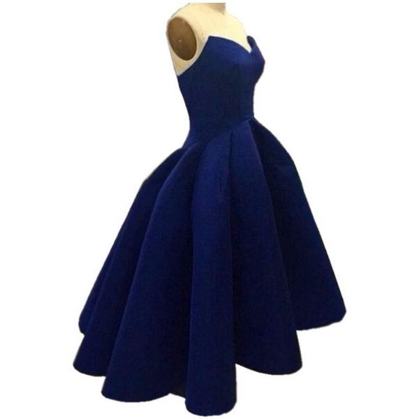 

dark navy prom dresses short 2019 new red prom dress plus size sweetheart satin zipper beach party gown evening custom made, White;black