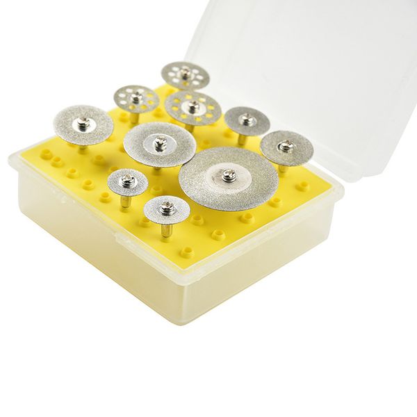 

10 шт алмазные диски для резки пила лезвие cut off колеса набор для вращающегося инструмента