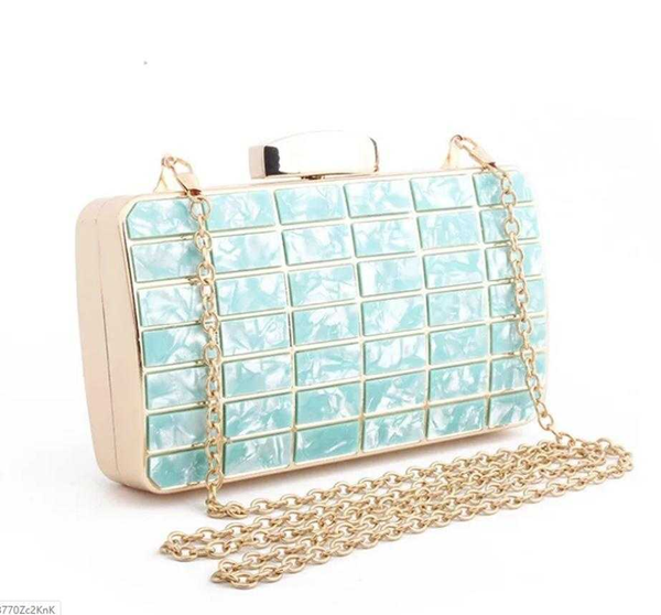 

xiyuan luxury handbags women shoulder bags designer dinner crossbody bag ladies evening metal banquet handbag clutch purse blue