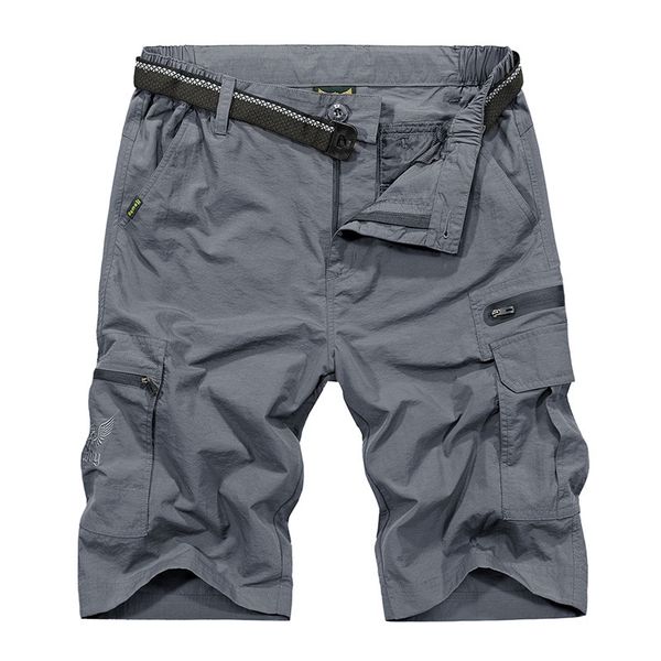 

men's shorts summer mens cargo army camouflage men cotton loose work casual short with 4 colors asian size, White;black
