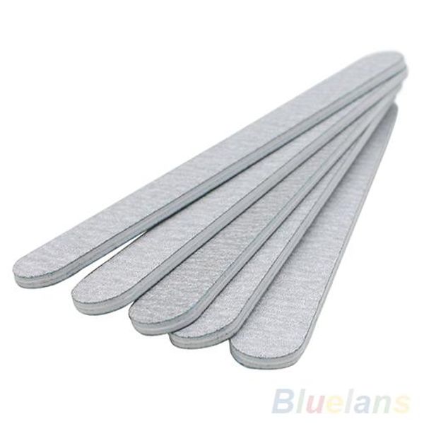 

5 pcs nail art sanding buffer files for salon manicure uv gel tips pedicure tools