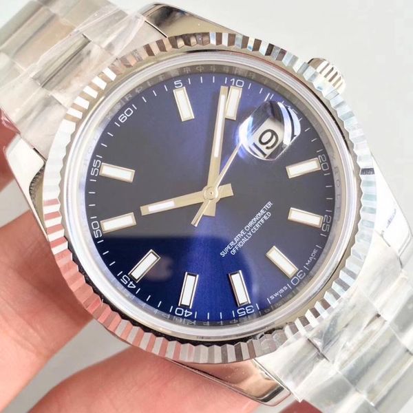 

new mens watch 41mm automatic movement stainless steel watches men 2813 mechanical designer men's datejust watches luxury wristwatches, Slivery;brown