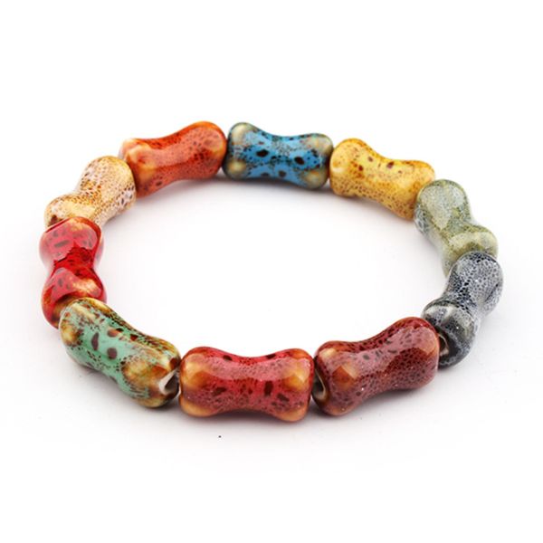 

chakra bracelet jewelry handmade couples bracelets creative gifts ceramic jewelry beads bracelets, Black