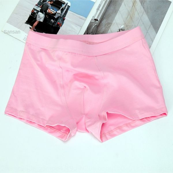 

men's shorts and under boxer pure cotton breathable underpants young men's four-corner short pants, Black;white