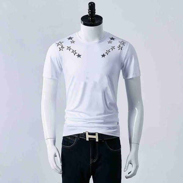 

дизайнер высокое качество бер burrys человек новый мерсеризованной с коротким рукавом высокое качество свободная комфортная мужская футболка, White;black