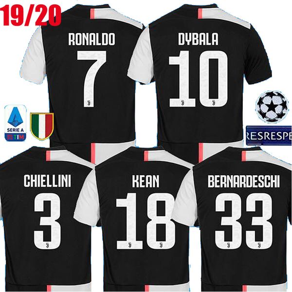 

Ronaldo dybala 19 20 juventu maillot de football maillot de football juventu mandzukic chiellini cami eta de foot 2019 2020 bernarde chi m