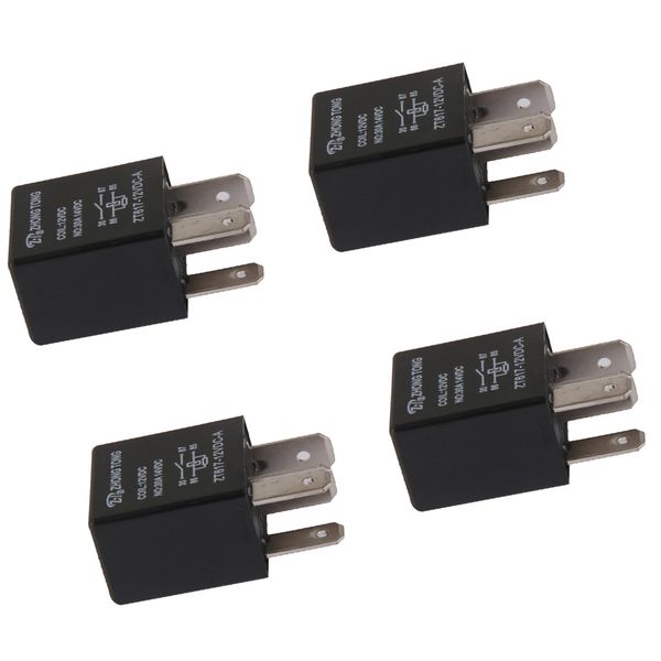 

4 шт автомобилей автомобильный 12v 30 amp 4 pin spst реле для сигнализации хорн light