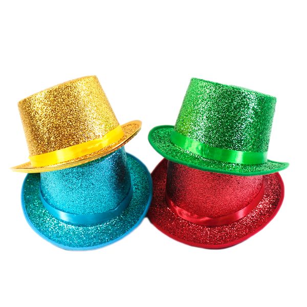 

high-hat jazz hat magician rain lincoln hat party hats liang pian mao show dance christmas hat
