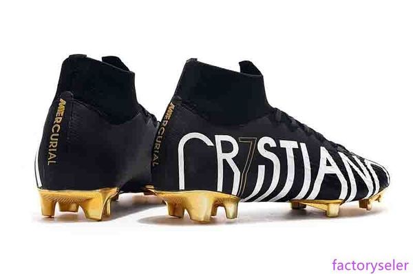 

new high ankle football boots superfly c 6 elite fg soccer shoes cristiano ronaldo cr7 mercurial superfly vi 360 neymar acc soccer cleats
