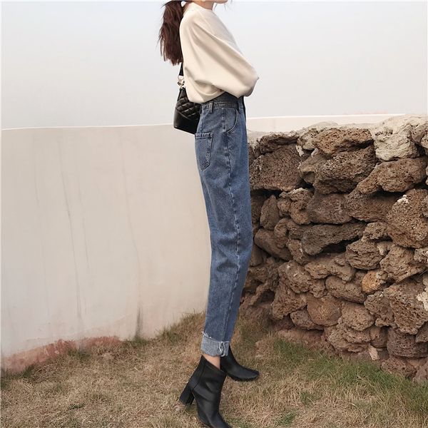 

blueberry women's tailored waist and hip princess jeans bk256, Blue