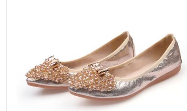 

women's shoes in spring and autumn flat bottom pointed end @4014, Black