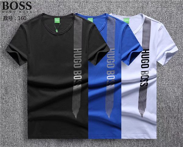 

brand designer - short-sleeve mercerized cotton, men's short-sleeved, t-shirt, round neck, casual men's cotton printed t-shirt g24, Gray