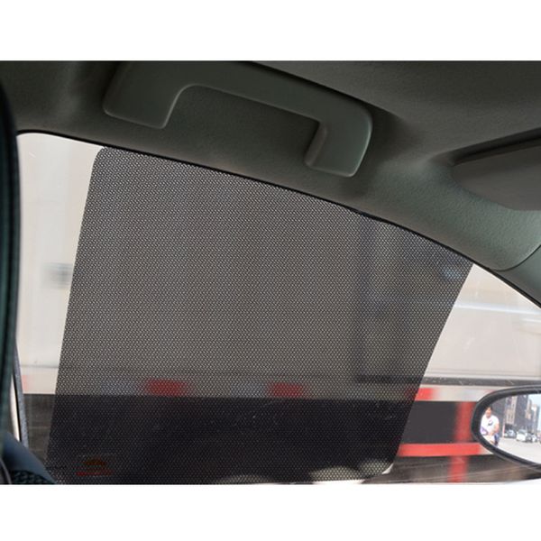 

2pcs/set car auto side window mesh film windshield net sun shade sticker uv protection film