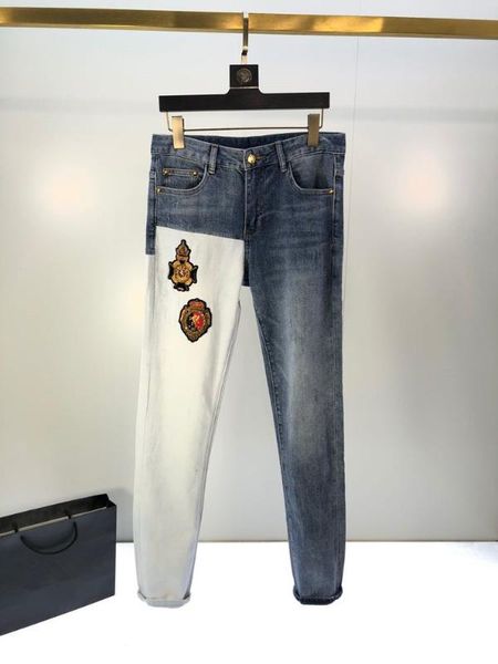 

wb5565 fashion men's pants 2020 runway luxury european design party style men's clothing, Blue