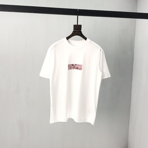 

fashion 2020 summer relief logo t shirts hip hop skateboard takashi relief murakami t shirts white tee sale