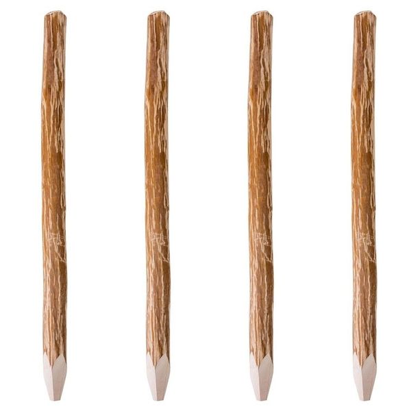 

pointed fence posts hazel wood 4 pcs 150 cm garden sets