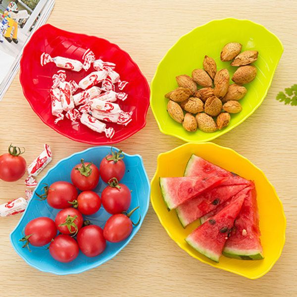 

fashion originality imitate leaf fruits disc leaf you form dry fruits plate zero sugar compote
