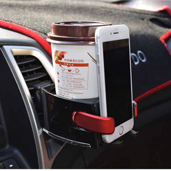 

auto supplies car cup drink holder air vent outlet water bottle phone stand black drink holder car styling