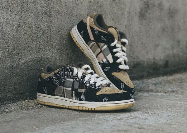 

2020 new men women travis scott x sb dunk low skate shoes cactus jack luxury designer trainer sports athentic sneakers
