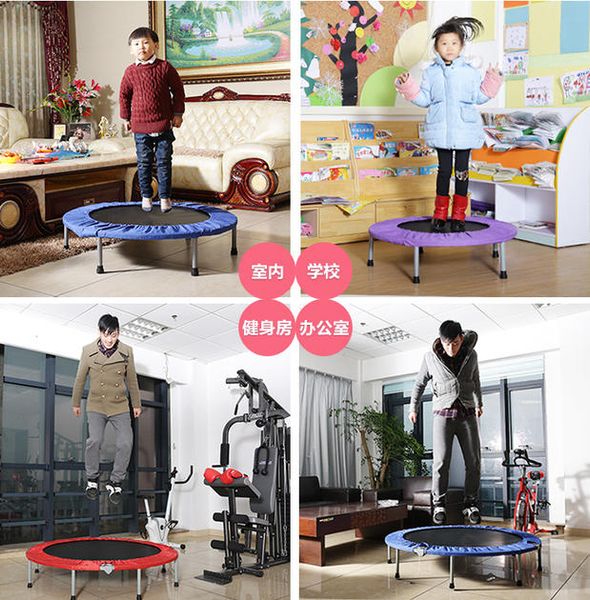

36 inch diameter 91cm folding trampolines spring bounce bed euro bungy fitness equipments
