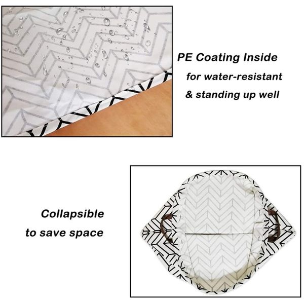 

laundry baskets, round cotton and linen laundry baskets, foldable storage boxes for children's rooms and university dormitories laundry