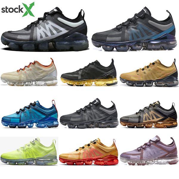 

with sock athletics 2020 quality men women running shoes triple white black medium olive aluminum volt fashion trainers sports sneakers