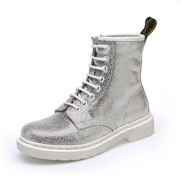 silver boots womens