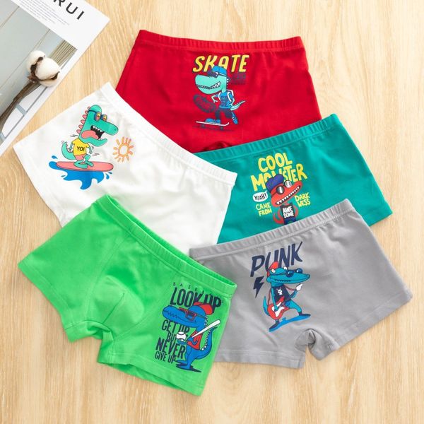 

5piece boys clothes kids boys underwear cartoon children's shorts panties for baby boy boxers teenager underpants 2-12t majtki, Camo