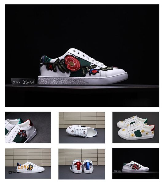 

the selling european luxury ultra-soft lambskin leather embroidered casual shoes fashion comfortable designer shoes, Black
