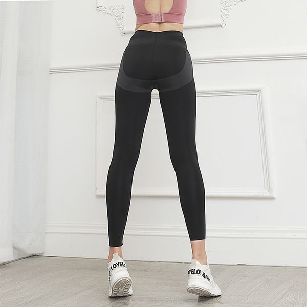 

lu-6 high waist belly barbie pants hip running seamless yoga liquid pants bottoming fitness pressure pants women, White;red