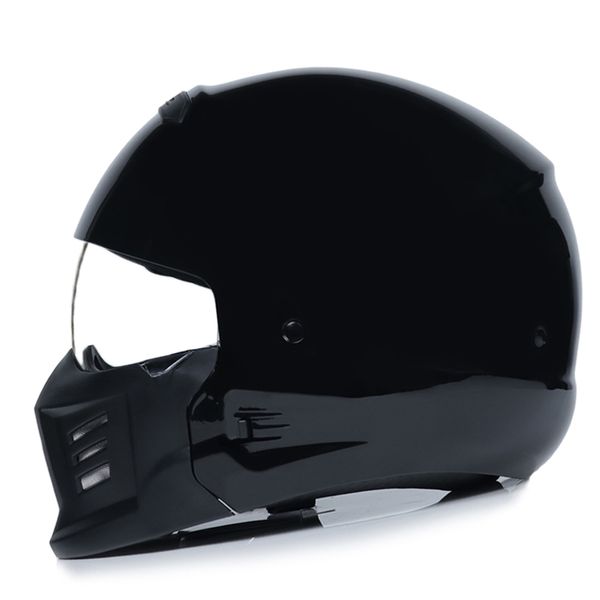 

personality locomotive helmet retro motorcycle helmet casco modular combination full face