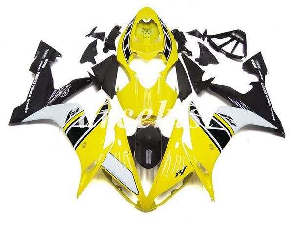 

injection mold new abs motorcycle full fairings kit fit for yamaha yzf-r1 2004 2005 2006 04 05 06 bodywork set golden