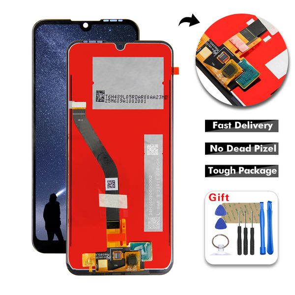 

6 09 quot for huawei y6 pro prime 2019 lcd di play digitizer touch creen gla a embly frame for huawei y6 2019 lcd
