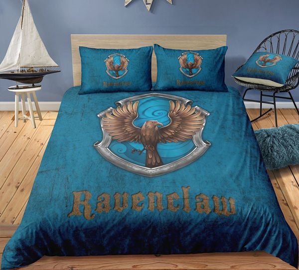 Thumbedding Harry Potter Bedding Set Eagle Magic Design Duvet Cover Queen Twin Full Single Double Animal Bed With Pillowcases Designer