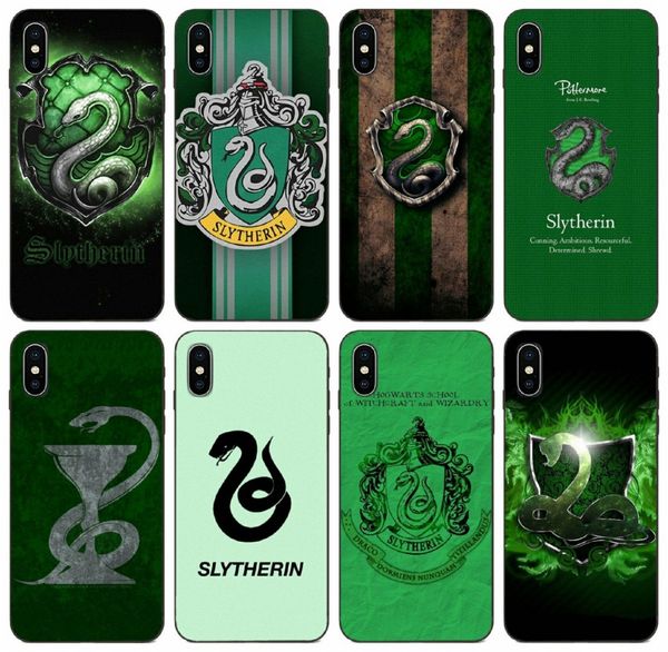 

tongtrade] slytherin necktie style case for apple iphone 11 pro max x xs 8s 7s 6s 5 samsung a8 plus huawei y9 motorola g4 plus vogue case