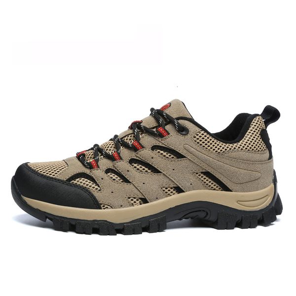 

boussac mountains classic style large size men hiking shoes lace up sport shoes outdoor jogging trekking sneakers walking