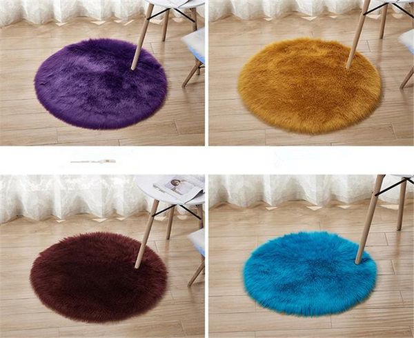

новый текстиль мягкий искусственный овчины ковер крышка стула спальня коврик искусственная шерсть теплый волосатый ковер сиденья шерсть тепл