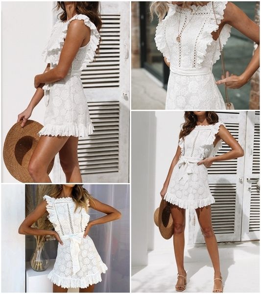 

women designer dresses woman clothes elegant embroidery lace hollow out lining sashes white summer dress slim party dress, Black;gray