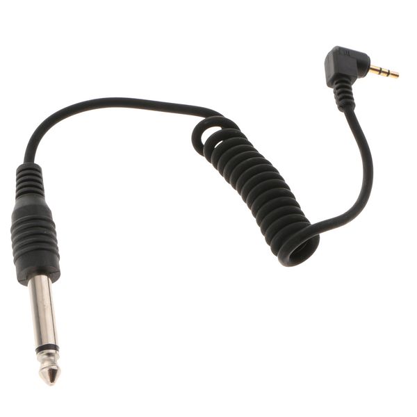 

2,5 мм спиральный пружинный кабель синхронизации pc-spring, 6,35 мм (черный